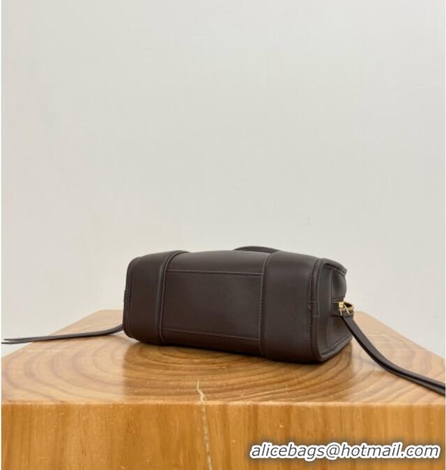 Wholesale Cheap Loewe Small Amazona 180 Bag in Soft Calfskin 81002 Dark Chestnut Brown 2026