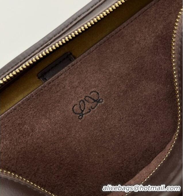 Wholesale Cheap Loewe Small Amazona 180 Bag in Soft Calfskin 81002 Dark Chestnut Brown 2026