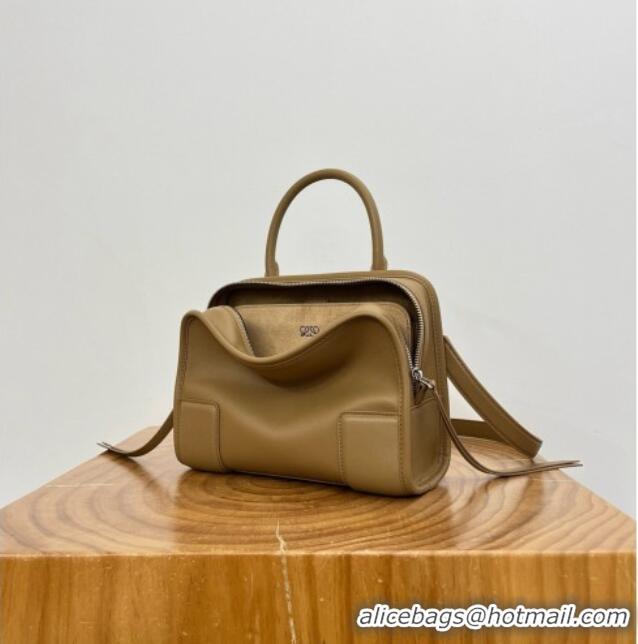 Luxury Discount Loewe Small Amazona 180 Bag in Soft Calfskin 81002 Mocha 2026