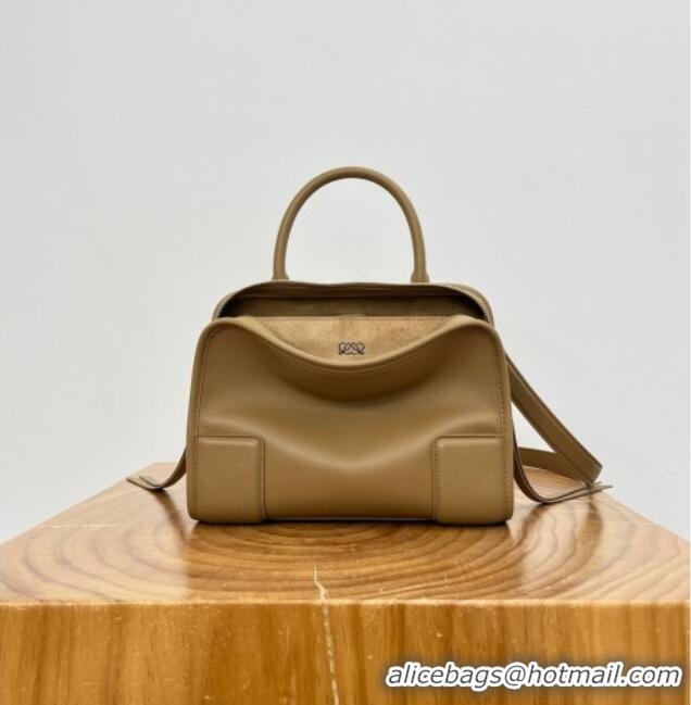 Luxury Discount Loewe Small Amazona 180 Bag in Soft Calfskin 81002 Mocha 2026
