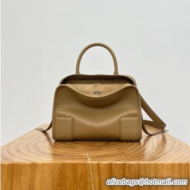 Luxury Discount Loewe Small Amazona 180 Bag in Soft Calfskin 81002 Mocha 2026