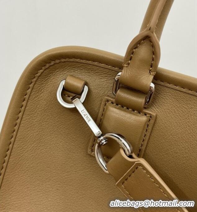 Luxury Discount Loewe Small Amazona 180 Bag in Soft Calfskin 81002 Mocha 2026