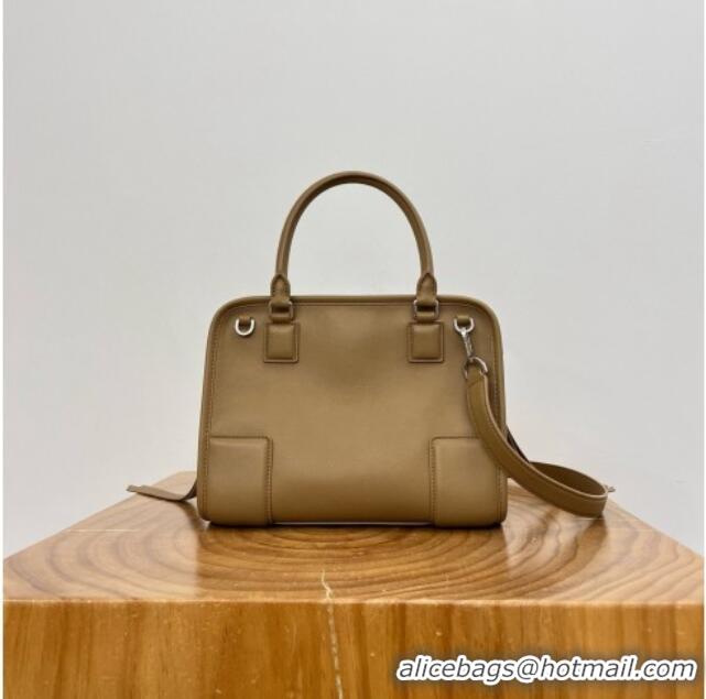 Luxury Discount Loewe Small Amazona 180 Bag in Soft Calfskin 81002 Mocha 2026