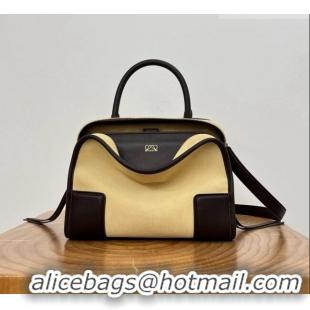 Classic Promotional Loewe Small Amazona 180 Bag in Suede 81002 Apricot 2026