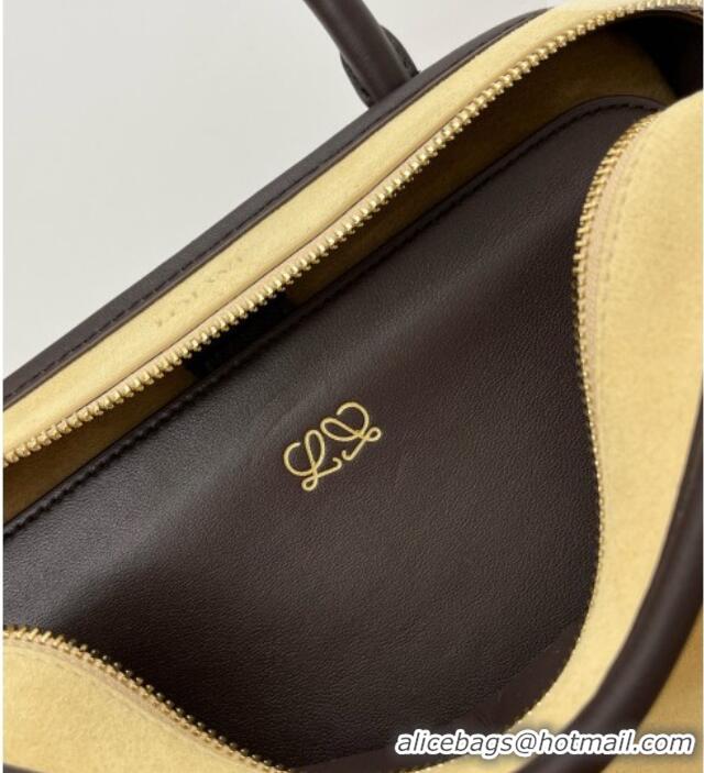 Classic Promotional Loewe Small Amazona 180 Bag in Suede 81002 Apricot 2026