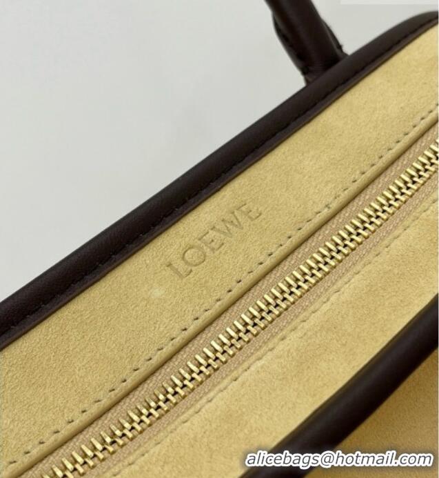 Classic Promotional Loewe Small Amazona 180 Bag in Suede 81002 Apricot 2026