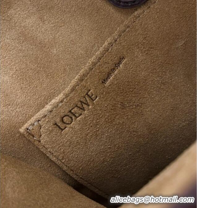 Classic Promotional Loewe Small Amazona 180 Bag in Suede 81002 Apricot 2026