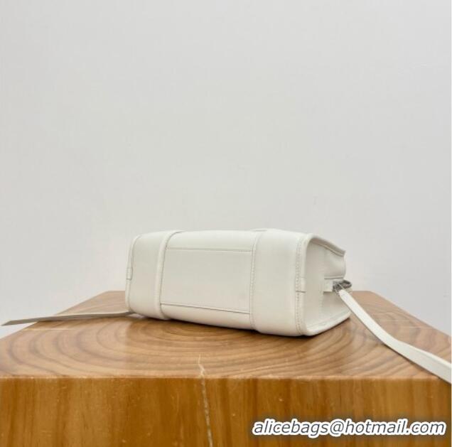 Grade Quality Loewe Small Amazona 180 Bag in Soft Calfskin 81002 White 2026