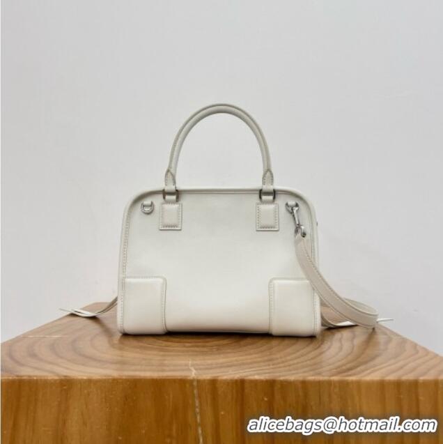 Grade Quality Loewe Small Amazona 180 Bag in Soft Calfskin 81002 White 2026