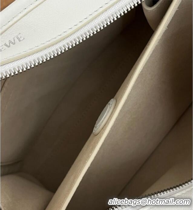 Grade Quality Loewe Small Amazona 180 Bag in Soft Calfskin 81002 White 2026