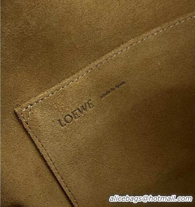 Shop Cheap Loewe Medium Amazona 180 Bag in Suede 81003 Dark Chestnut Brown 2026
