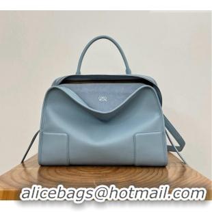 Traditional Specials Loewe Large Amazona 180 Bag in Soft Calfskin 81004 Light Blue 2026
