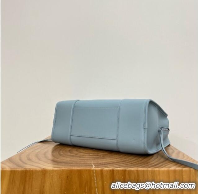 Traditional Specials Loewe Large Amazona 180 Bag in Soft Calfskin 81004 Light Blue 2026