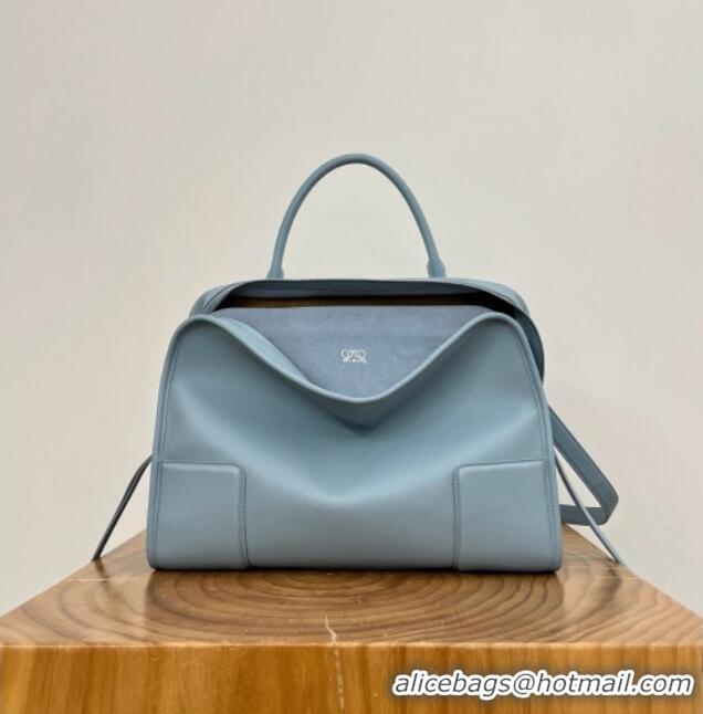 Traditional Specials Loewe Large Amazona 180 Bag in Soft Calfskin 81004 Light Blue 2026