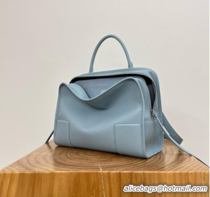 Traditional Specials Loewe Large Amazona 180 Bag in Soft Calfskin 81004 Light Blue 2026