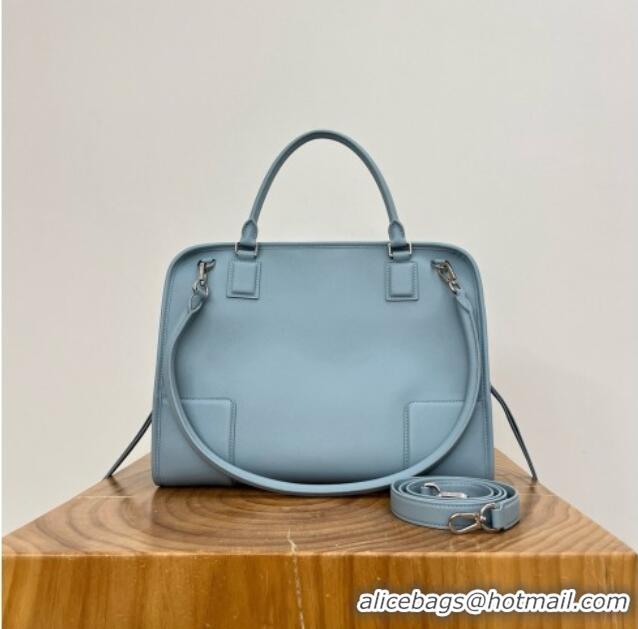 Traditional Specials Loewe Large Amazona 180 Bag in Soft Calfskin 81004 Light Blue 2026