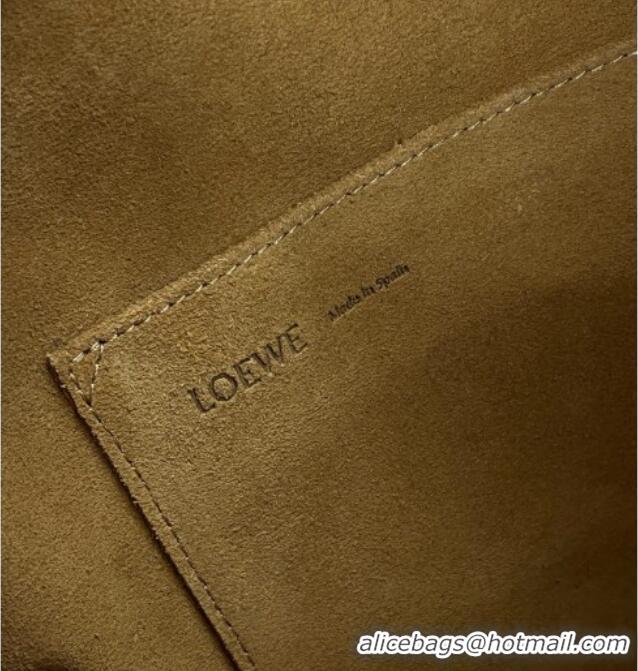 Promotional Loewe Large Amazona 180 Bag in Suede 81004 Dark Chestnut Brown 2026
