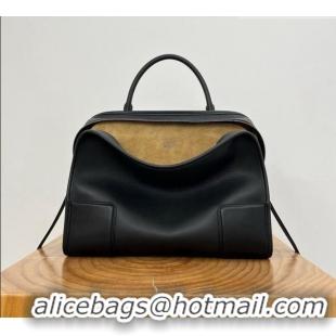 Original Discount Loewe Large Amazona 180 Bag in Soft Calfskin 81004 Black 2026