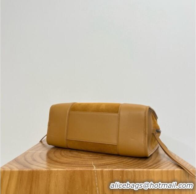Top Design Loewe Large Amazona 180 Bag in Suede Calfskin 81004 Brown 2026