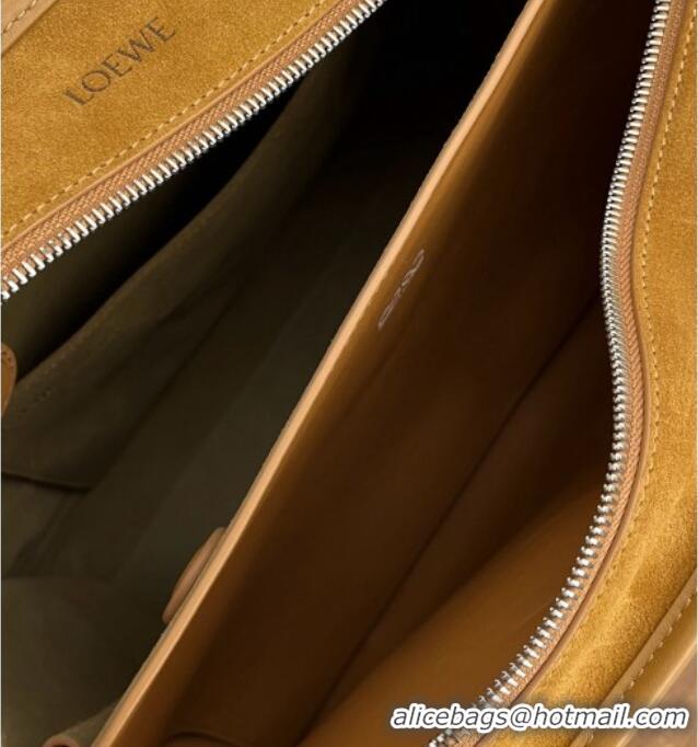 Top Design Loewe Large Amazona 180 Bag in Suede Calfskin 81004 Brown 2026