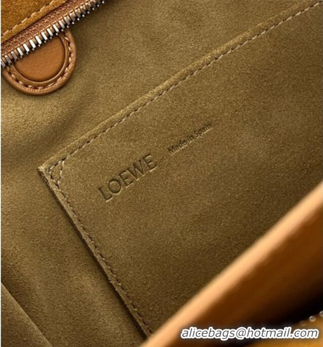 Top Design Loewe Large Amazona 180 Bag in Suede Calfskin 81004 Brown 2026