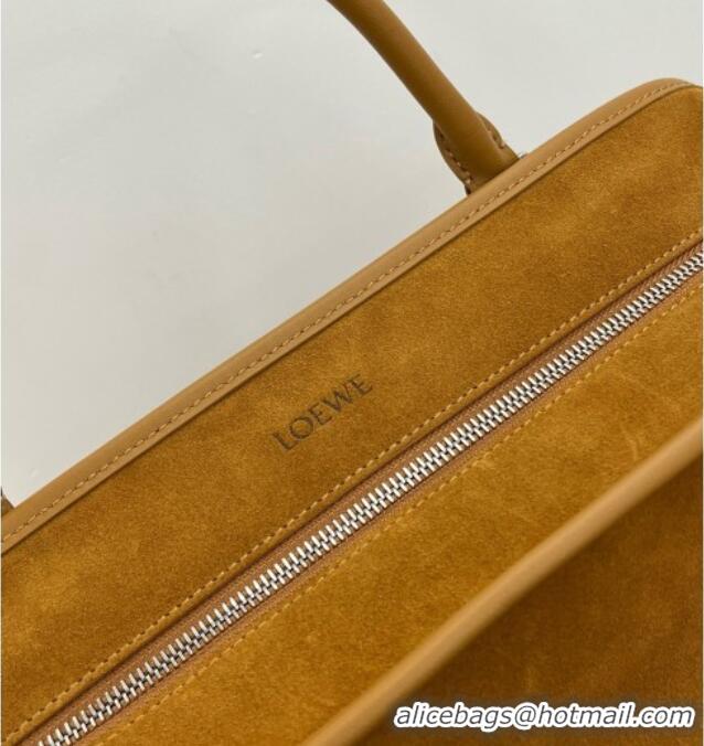 Top Design Loewe Large Amazona 180 Bag in Suede Calfskin 81004 Brown 2026