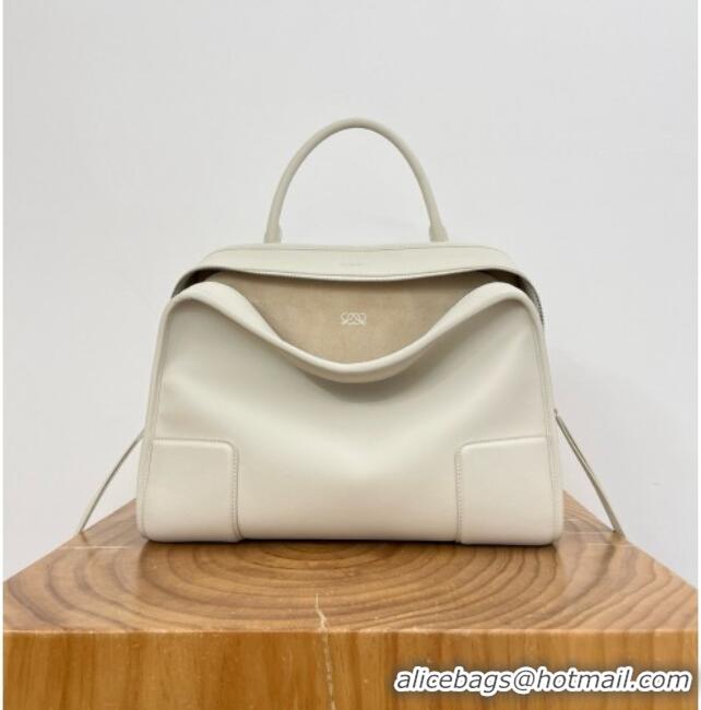 Most Popular Loewe Large Amazona 180 Bag in Soft Calfskin 81004 White 2026
