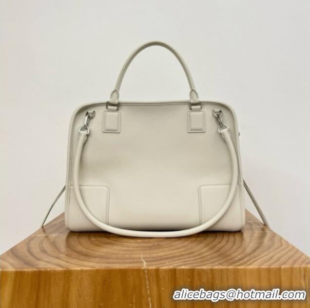 Most Popular Loewe Large Amazona 180 Bag in Soft Calfskin 81004 White 2026