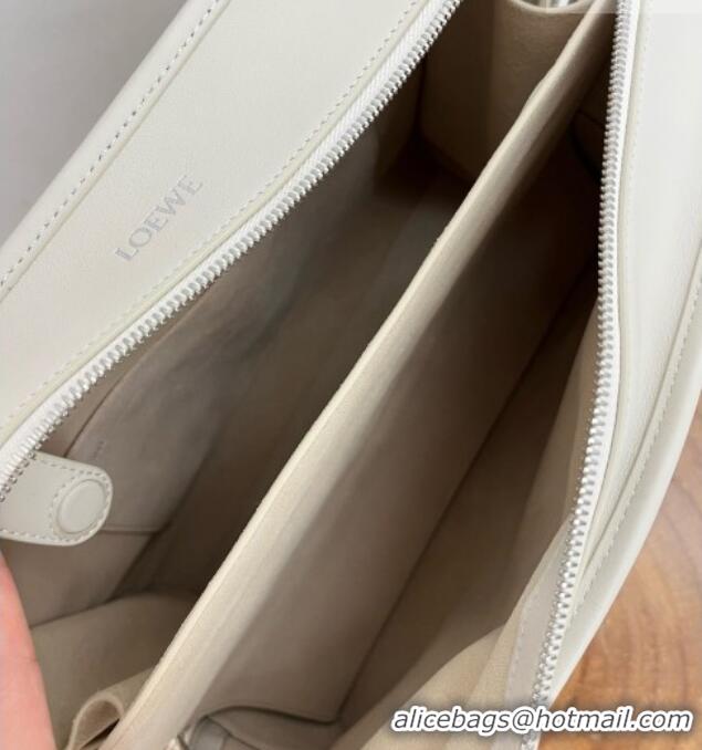 Most Popular Loewe Large Amazona 180 Bag in Soft Calfskin 81004 White 2026