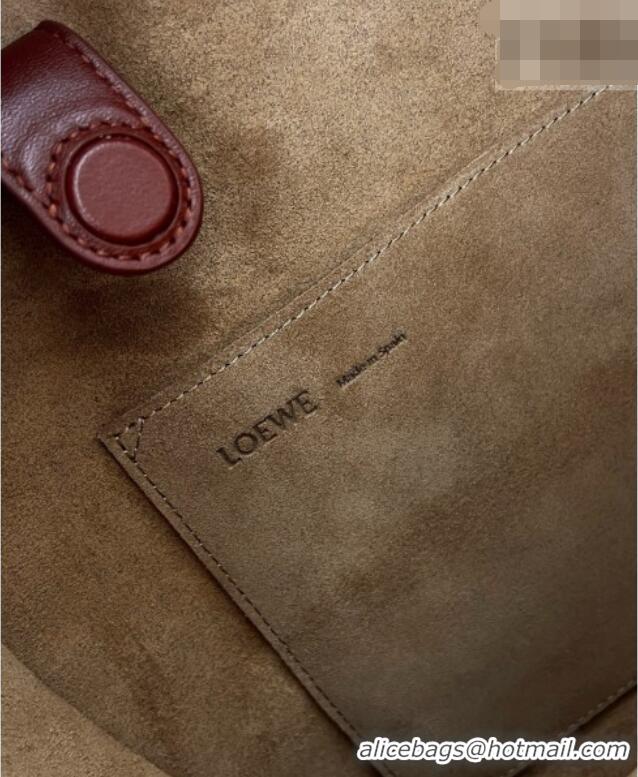 Grade Cheap Loewe Large Amazona 180 Bag in Crocodile Pattern Calfskin 81005 Reddish Brown 2026