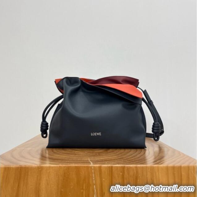 Buy Discount Loewe Medium Layered Flamenco Clutch in Nappa Calfskin 81033 Deep Navy 2026
