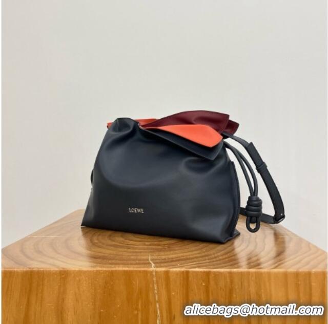 Buy Discount Loewe Medium Layered Flamenco Clutch in Nappa Calfskin 81033 Deep Navy 2026