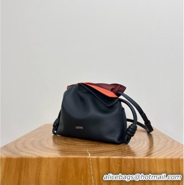 Grade Quality Loewe Mini Layered Flamenco Clutch in Nappa Calfskin 81034 Deep Navy 2026