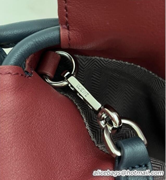 Grade Quality Loewe Mini Layered Flamenco Clutch in Nappa Calfskin 81034 Deep Navy 2026