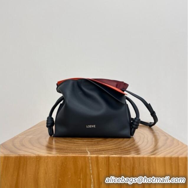 Grade Quality Loewe Mini Layered Flamenco Clutch in Nappa Calfskin 81034 Deep Navy 2026
