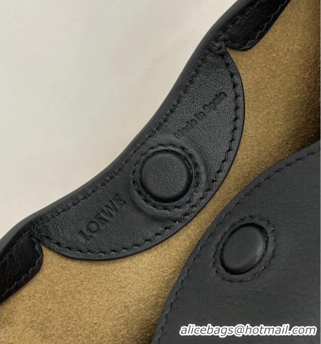 Good Taste Loewe Mini Scarf Bag in Smooth Calfskin 81037 Black 2026