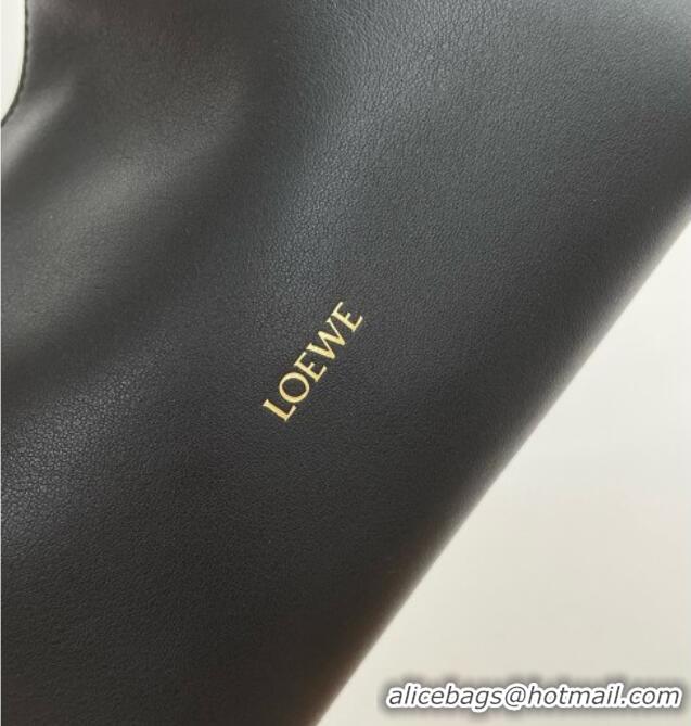 Good Taste Loewe Mini Scarf Bag in Smooth Calfskin 81037 Black 2026