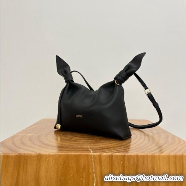 Good Taste Loewe Mini Scarf Bag in Smooth Calfskin 81037 Black 2026