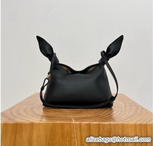 Good Taste Loewe Mini Scarf Bag in Smooth Calfskin 81037 Black 2026