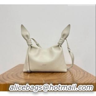 Hot Style Discount Loewe Mini Scarf Bag in Smooth Calfskin 81037 White 2026