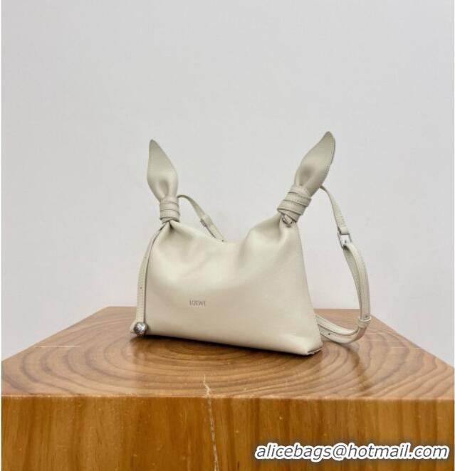 Hot Style Discount Loewe Mini Scarf Bag in Smooth Calfskin 81037 White 2026
