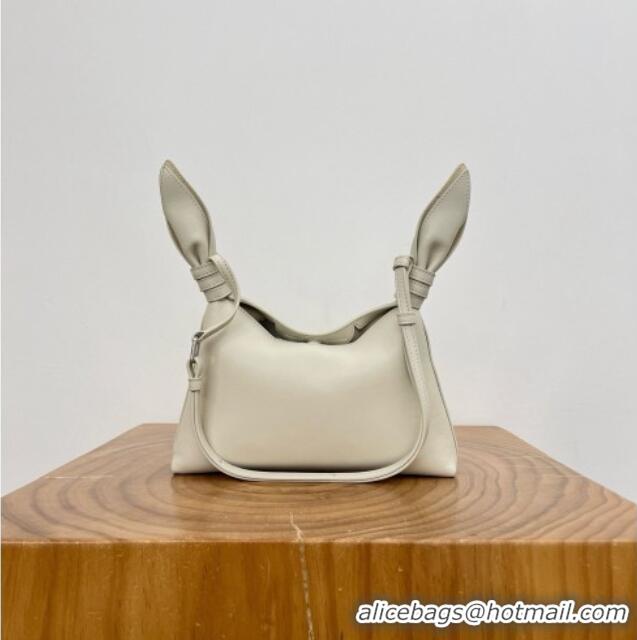 Hot Style Discount Loewe Mini Scarf Bag in Smooth Calfskin 81037 White 2026