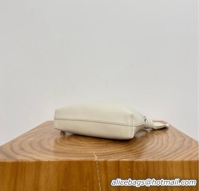 Hot Style Discount Loewe Mini Scarf Bag in Smooth Calfskin 81037 White 2026