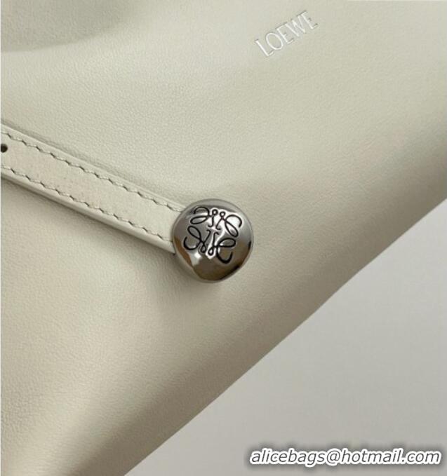 Hot Style Discount Loewe Mini Scarf Bag in Smooth Calfskin 81037 White 2026