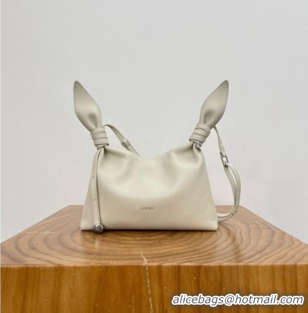 Hot Style Discount Loewe Mini Scarf Bag in Smooth Calfskin 81037 White 2026