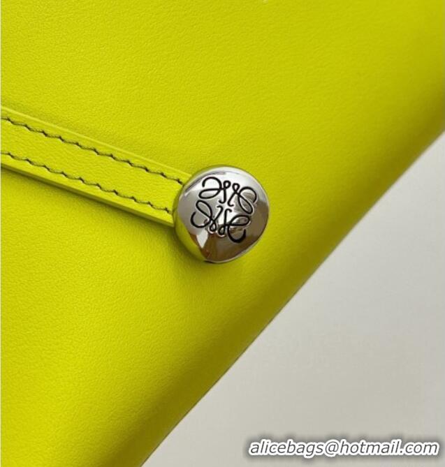 Luxury Grade Loewe Mini Scarf Bag in Smooth Calfskin Lemon 81037 Yellow 2026