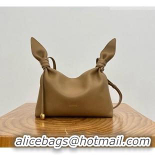 Best Product Loewe Mini Scarf Bag in Smooth Calfskin 81037 Mocha 2026 Top
