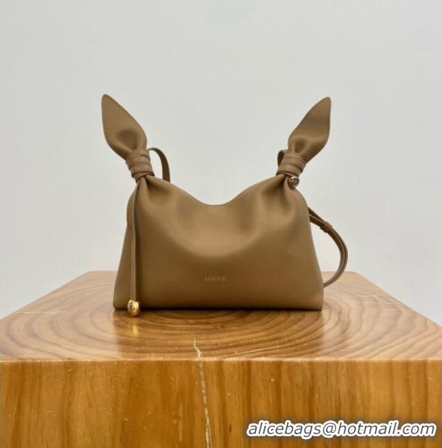 Best Product Loewe Mini Scarf Bag in Smooth Calfskin 81037 Mocha 2026 Top