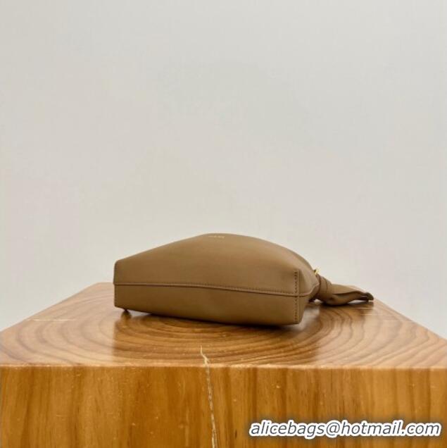 Best Product Loewe Mini Scarf Bag in Smooth Calfskin 81037 Mocha 2026 Top