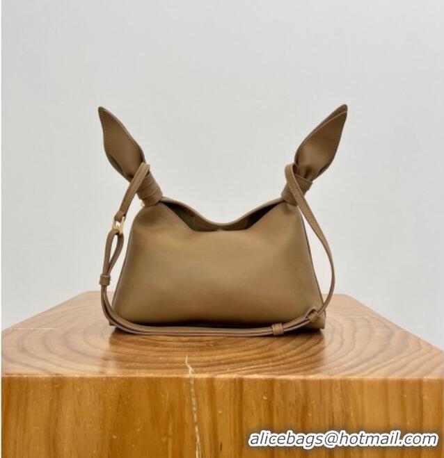 Best Product Loewe Mini Scarf Bag in Smooth Calfskin 81037 Mocha 2026 Top